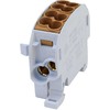 Simet Šakų paskirstymo blokas SCB 25 Al/Cu 80110 SIMBLOCK, rudas 81501015