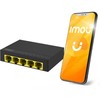 Šakotuvas IMOU komutatorius SG105C, 5-port Gigabit