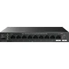 Šakotuvas „Tenda TEG1110PF-8-120W“ tinklo komutatorius, nevaldomas gigabito eternetas (10/100/1000), maitinimas per eternetą (PoE), Juodas