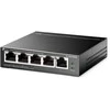 Šakotuvas TP-Link 5-PORT GIGAB EASY SMART SWITCH - WITH 4-PORT POE+