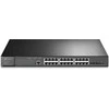 Šakotuvas TP-Link 24-PORT GIGABIT POE+ L2+ SWITCH - 4X 10GE SFP+