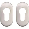 Szyld do zamka PSG 63.453 owalny, 62 x 32mm, nierdzewny