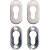 Szyld do zamka PSG 63.453 owalny, 62 x 32mm, nierdzewny