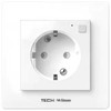 Tech Sterowniki Belaidis rėmo lizdas su srovės matavimu, balti FF-230 Tech Controllers