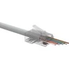 Solarix Universal EASY jungtis RJ45 CAT5E UTP 8p8c laidui ir veidui / 100 vnt SXRJ45-5E-UTP-EASY