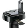 FM siųstuvo automobilinis įkroviklis Baseus Enjoy S-09A 3.4A 2x USB-A Micro SD BT 4.2