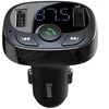 FM siųstuvo automobilinis įkroviklis Baseus Enjoy S-09A 3.4A 2x USB-A Micro SD BT 4.2
