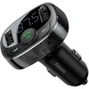 FM siųstuvo automobilinis įkroviklis Baseus Enjoy S-09A 3.4A 2x USB-A Micro SD BT 4.2