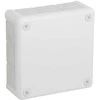 Tuščia ant paviršiaus montuojama dėžutė su 12 įvadų VIPLAST VP-51 Baltas IP55 118x118x46mm 051-01
