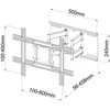 ART RAMT AR-87 ART Laikiklis AR-87 LCD/LED 40-80 60kg kor. vertikalus/lygus 46cm