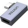 Unitek Adapteris USB-C į USB-C kampinis plokščias 40Gbps