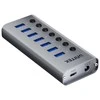 USB-A 3.0 5 Gbps šakotuvas su 7 viename jungikliu Unitek H1314A01-EU