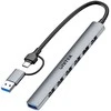 Unitek H1209AGY01 USB-A 5Gbps 7in1 USB šakotuvas