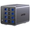 Unitek RAID korpusas 2,5 colio / 3,5 colio SATA diskui, 8 režimai, 80 TB, USB-C