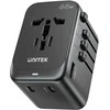 Unitek kelioninis adapteris EU/US/UK/AUS PD 65 W