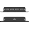 Unitek USB-C į 4× USB-A prailginimo kabelis per Ethernet, atstumas iki 150 m 480 Mbps