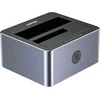 Klonavimo Stotis - UNITEK 2X SATA 10GB USB-C Aliuminio Pilka