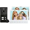 VIDEO DOORPHONE EURA VDP-80C5 2 šeimos, baltas