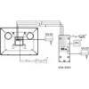 Eura EURA VDP- 90A3 DELTA + juoda 7 "', pilnas hd, WiFi, 2 įėjimai, šifravimo, artumo skaitytuvas, ahd, tuya