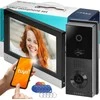 Orno XIRAN, vienos šeimos vaizdo domofono komplektas, 2 laidų, 8 colių, Wi-Fi, lietimui jautrus ekranas, „Full HD“, RFID