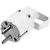 Kištukas 325-01 su kilpa, įžemintas "uni-schuko" 16A 250V IP20 Baltas VIPLAST 325-01