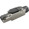 Solarix SOLARIX SXRJ45-6A-STP-BK-SA modulinis kištukas 8p8c CAT6 UTP susuktas