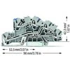 Wago GRINDŲ JUNGTIS 2.5MM2 N/L/PE TOPJO rutulys