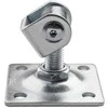 PSG 61.018.01 vyris su plokštele 80x80x3mm - M16 sriegis (reguliuojamas, cinkuota kilpa)