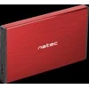 NATEC NKZ-1279 išorinis korpusas RHINO GO skirtas 2,5" SATA USB 3.0 Raudona