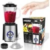 Mesko | Maišytuvas | MS 4080 | Tabletop | 600 W | Jar material Glass | Jar capacity 1.5 L | Ice crushing | Juodas/Sidabrinis