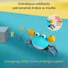 Goapa Interaktyvus vaikštantis pakraunamas krabas su muzika
