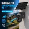 Goapa Lauko stebėjimo kamera 4G su SIM kortele ir saulės baterija, naktinis matymas, IP65