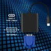 QOLTEC 50376 USB 3.1 adapteris C tipo vyriškas / VGA moteriškas 1080P 23cm