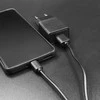 USB kabelis Qoltec USB-A - USB-A 1 m Juodas (50487)