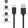 USB kabelis Qoltec USB-A - USB-A 1 m Juodas (50487)
