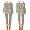 Qoltec Šviesolaidžio patchcord SC/UPC duplex 2m