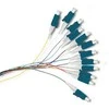 Qoltec 12 x LC/UPC šviesolaidinė košė | Vienmodis | G657A2 | 2 m