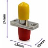 Qoltec Hibridinis optinio pluošto adapteris FC/UPC - ST/UPC Simplex Multimode