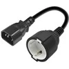 QOLTEC 53906 Adapteris IEC 320 C14 SCHUKO 0,15M