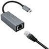 Qoltec USB-C į RJ45 eterneto adapteris | 1000 Mbps | aliuminio korpusas