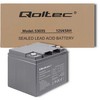 QOLTEC 53035 Qoltec Baterija AGM 12V 45Ah max.13.5A