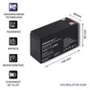 QOLTEC 53062 AGM baterija 12V 7.2Ah max 108A