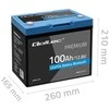 „Qoltec LiFePO4“ ličio-geležies-fosfato akumuliatorius | 12,8 V | 100 Ah | 1280 Wh | „Bluetooth“ | BMS