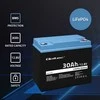 QOLTEC 53703 LiFePO4 ličio geležies fosfato baterija / 12.8V / 30Ah / 384Wh / BMS