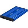 QOLTEC išorinio kietojo disko dėklas HDD/SSD 2.5" SATA3 USB 3.0 Mėlyna