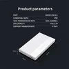 Išorinio kietojo disko dėklas Aliumininis korpusas skirtas diskams SSD HDD 25" sata USB 3.0 ypač greitas 5 Gb/s 2 TB sidabrinis Qoltec