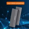 SSD Korpusas - Qoltec 52267 M.2 SATA USB-C 2TB Pilkas