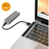 Qoltec Mini aliuminio dėklas M.2 SSD NVMe PCIe USB 3.1 10Gb/s 2TB sidabro