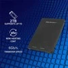 Qoltec M.2 SSD adapteris | SATA NGFF į SATA III | 2TB | Super greitis 6Gb/s | Juoda