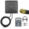 Ryšio stiprintuvas Qoltec Antenna 4G LTE DUAL MIMO booster | 35 dBi | 50W | 2x SMA male
